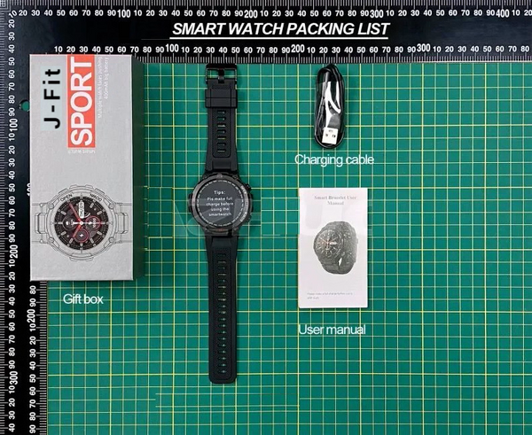 J-Fit Call Smart Watch with Heart Rate, Blood Pressure, Pedometer & Music Player